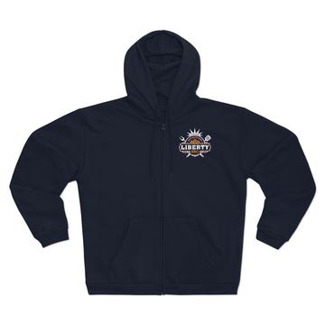 Liberty BBQ Unisex Hooded Zip Sweatshirt
