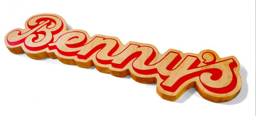 Benny's Wooden Sign