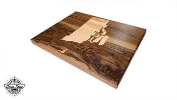 State of RI Inlay Cutting Board