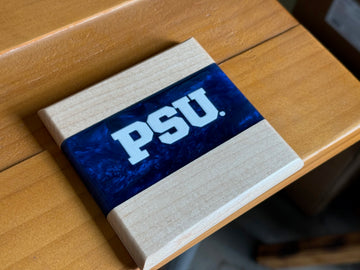 Penn State University Epoxy Coasters