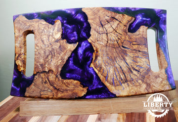 Olivewood & Epoxy Charcuterie Board