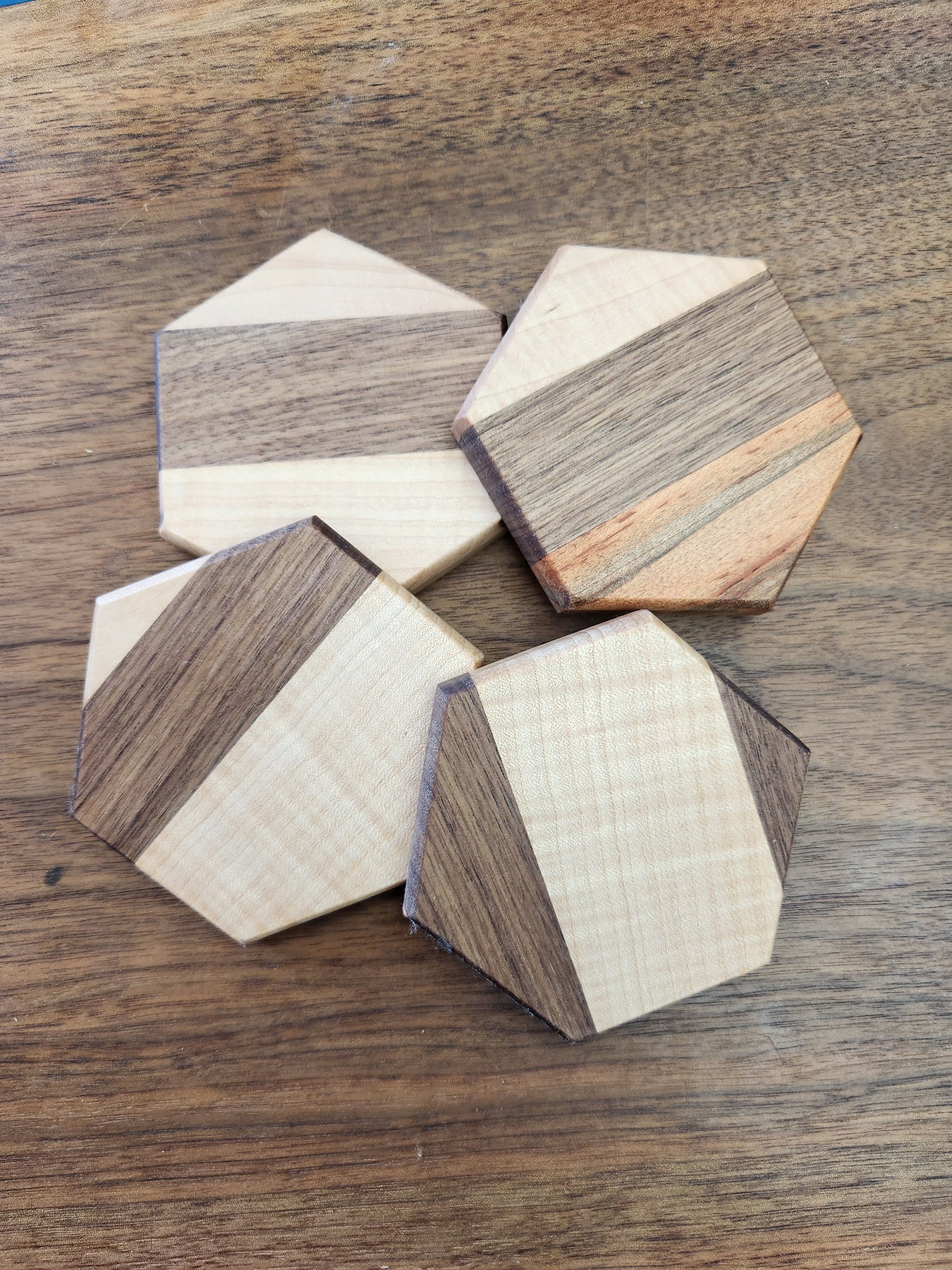 Hexagon Coaster Set of 4