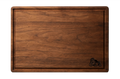 Officially Licensed James Madison University Double-Sided Walnut Board – Laser Engraved Duke Side & Epoxy Logo
