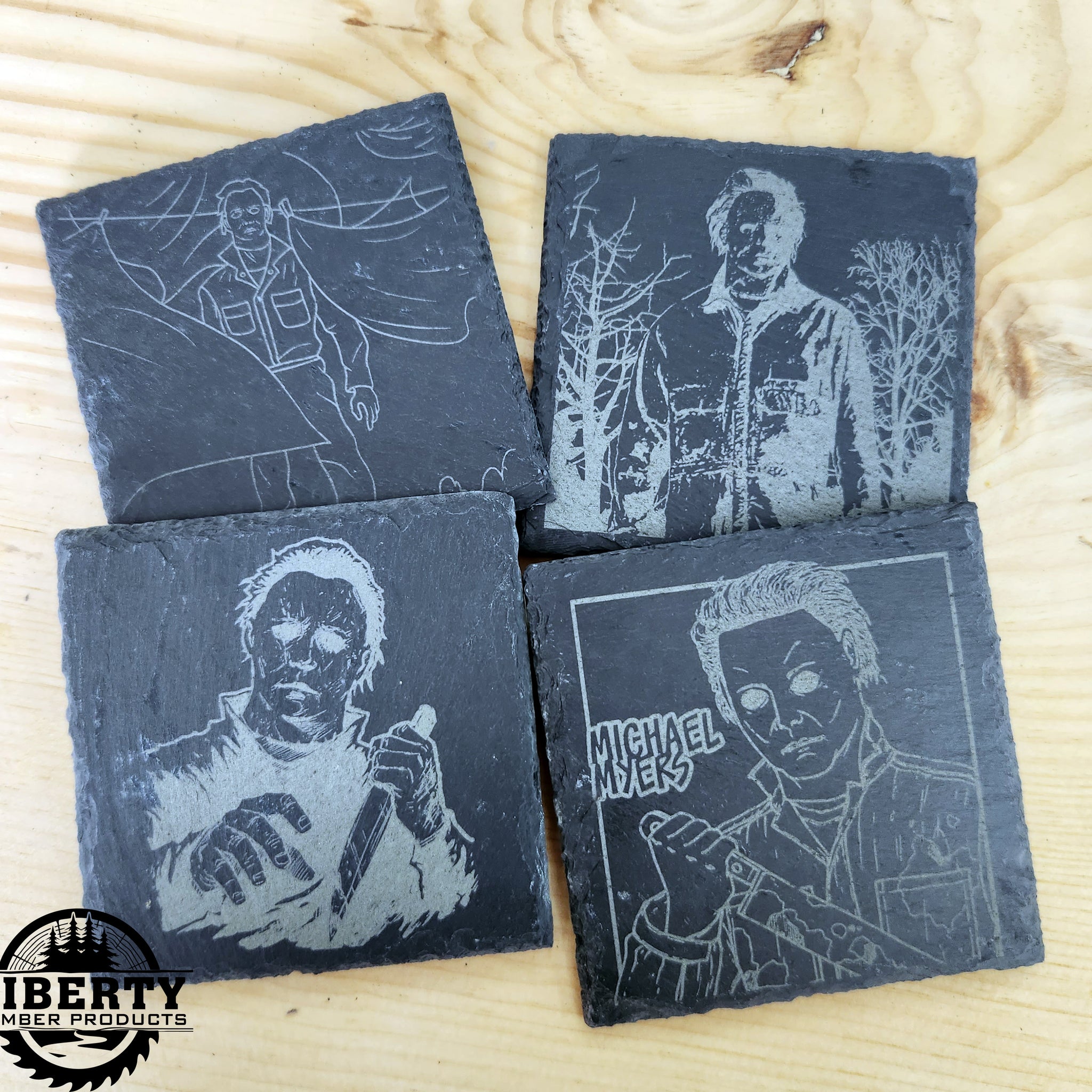 Halloween Slate Coaster Set of 4