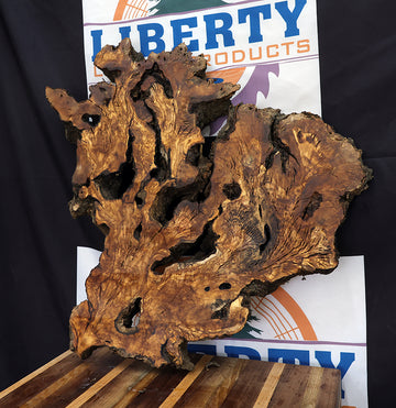 Olivewood Root Burl Slab | 24" x 24" x 2" | 8 BF