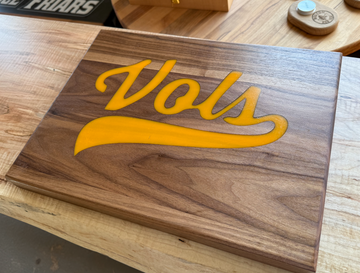 University of Tennessee Epoxy Inlay Charcuterie Board | Officially Licensed