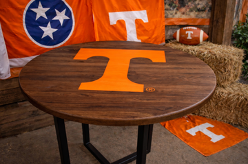 University of Tennessee Power T 36" Round Pub Table | Officially Licensed