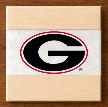 University of Georgia Epoxy Coaster | Officially Licensed