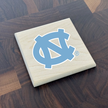 University of North Carolina Wood Coaster | Officially Licensed