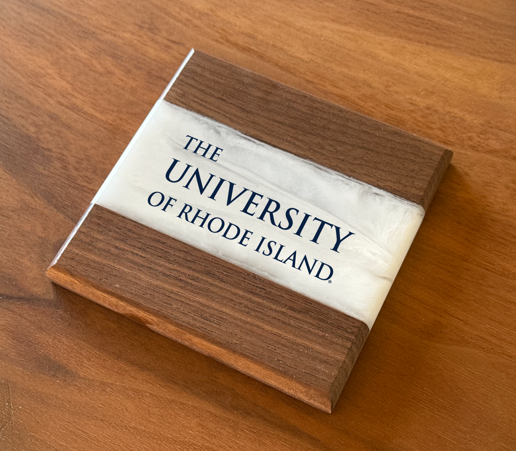 University of Rhode Island Epoxy Coaster | Officially Licensed