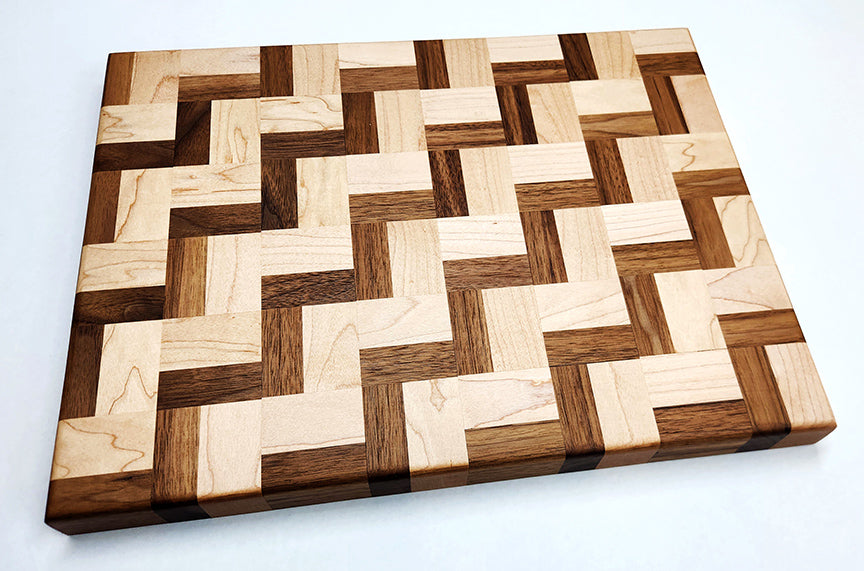 Zig Zag Cutting Board | Black Walnut & Hard Maple