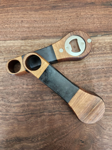 Epoxy and Walnut Bottle Openers