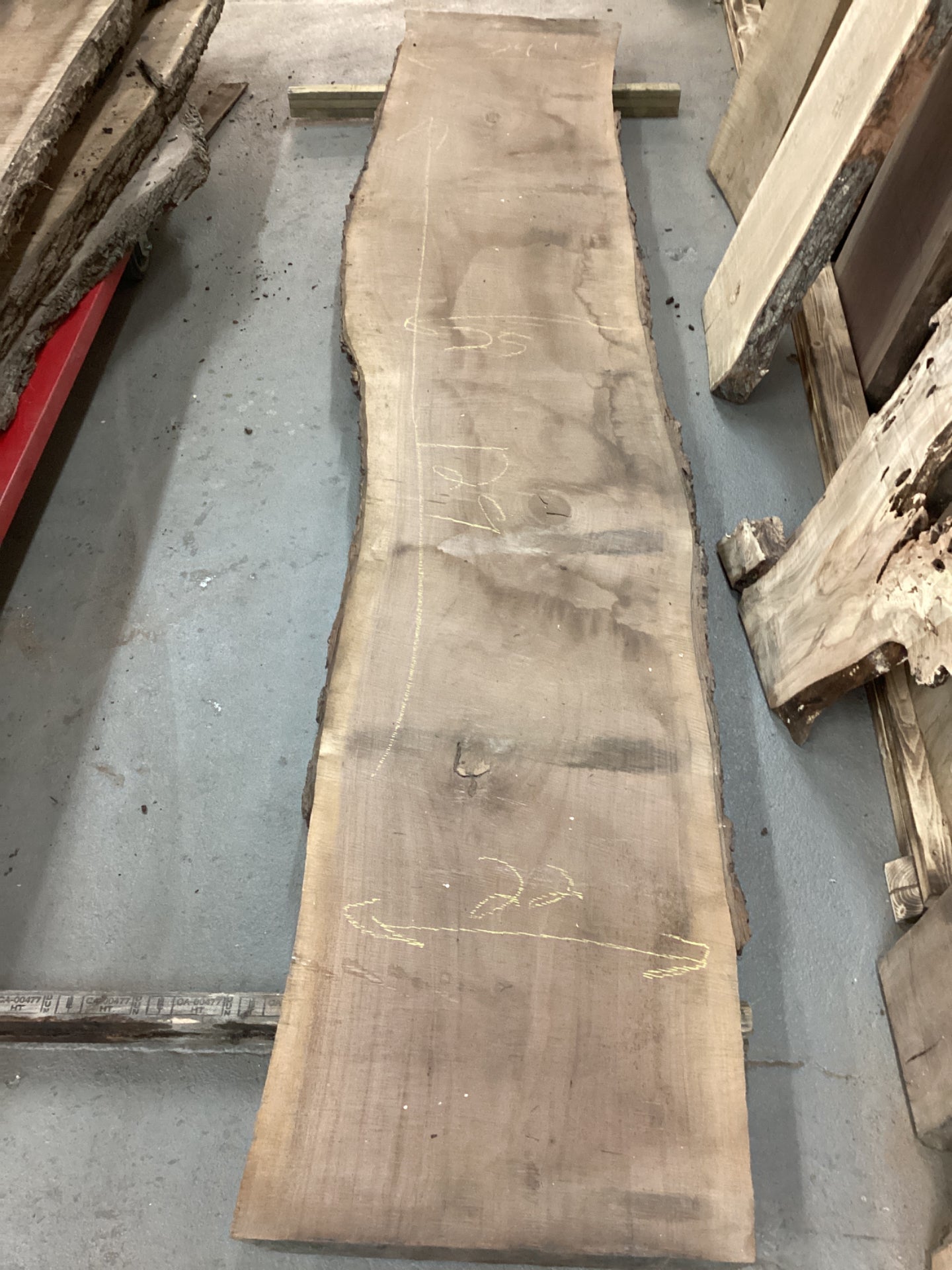 Black Walnut Slab | 48.38 BF