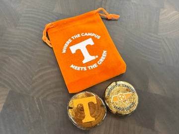 University of Tennessee College Campus Wood Ball Marker (1pc)